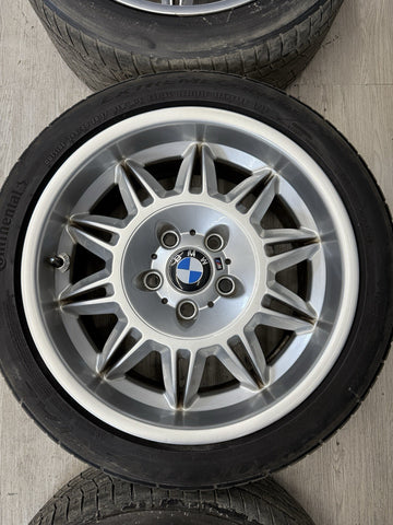 BMW 95-99 E36 M3 OEM 17x7.5 17x8.5 ET41 DS2 DSII Motorsport Wheels Rims