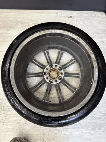 08-13 OEM BMW E90 E92 E93 M3 Rear 19” Wheel Rim Style 220M Silver 19x9.5 ET23