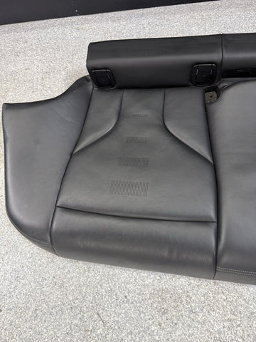 15-18 BMW F80 M3 Sedan Rear Bench Seat Bottom Pad Black Leather Heated OEM