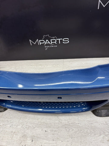 (PICKUP ONLY) 01-06 BMW E46 M3 CSL Style Front Bumper Topaz Blue With Splitters