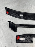 BMW E46 M3 01-06 Carbon Fiber Interior Trim Dashboard Dash Board Set *Notes*