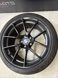 OEM BMW 15-20 F80 F82 F83 M3 M4 CS Wheel Rim 19x9 Front Black M Performance