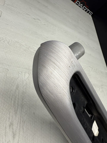 01-06 BMW E46 M3 Brushed Aluminum/Grey Door Trim Armrest Front Left Driver