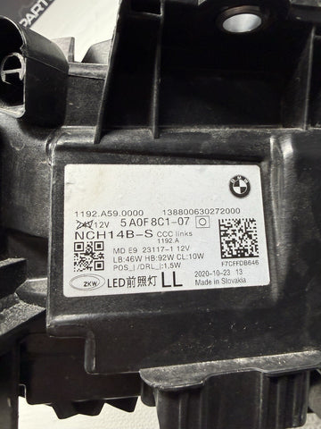 2021-2024 BMW 4-Series G22 G80 G82 G83 M3 M4 Laser Headlight Left Side Black OEM