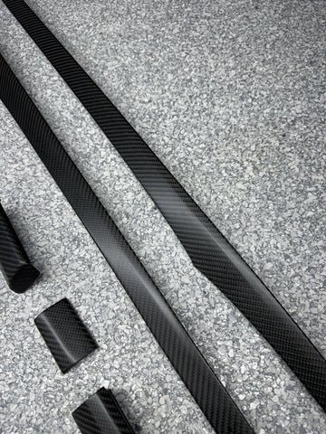 PORSCHE 718 982 GT4RS WEISSACH MATTE CARBON INTERIOR TRIMS SET PACKAGE OEM