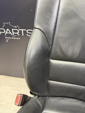 01-06 BMW E46 M3 Convertible Interior Front Heated Seats Black *Notes* 52k