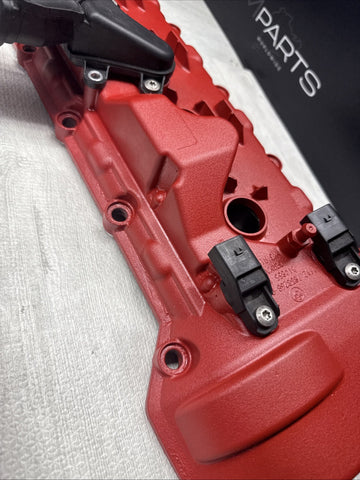 2008-2013 BMW E90 E92 E93 M3 S65 V8 Valve Covers Pair LH RH 7838268 7838267 Red