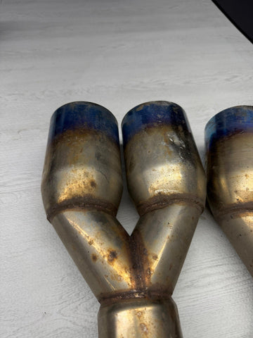 BMW E46 E92 M3 M5 M6 Exhaust Muffler Tips Aftermarket Custom 3.5”
