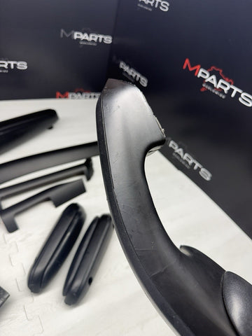 01-06 BMW E46 M3 Convertible Interior Armrests Trim Set Sprayed Black