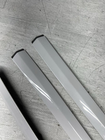 07-13 BMW E93 328 335 M3 Convertible Roof Trims Covers Moldings White Set OEM