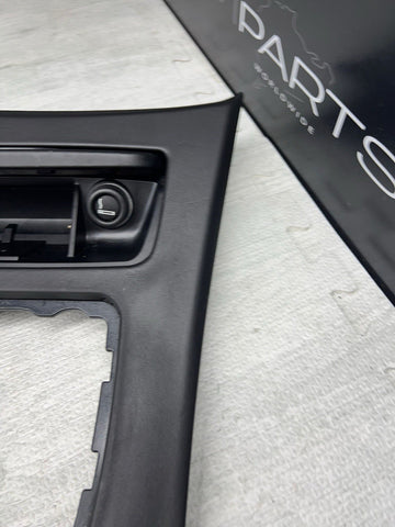 09-13 BMW E90 E92 M3 MANUAL CIC LEATHER CENTER CONSOLE TRIM