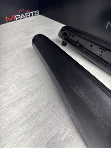 01-06 BMW E46 M3 Convertible Coupe Interior Armrests Trim Set Painted Black