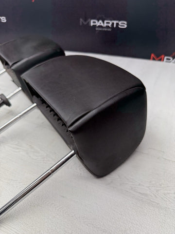 2001-2006 BMW E46 M3 Convertible Black Rear Headrests Head Rests Pair