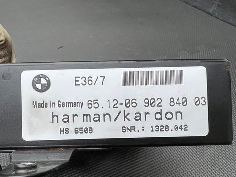 01 BMW Z3 2.5 ROADSTER E36/7 AUDIO AMPLIFIER AMP HARMAN KARDON 65.12-0690284003