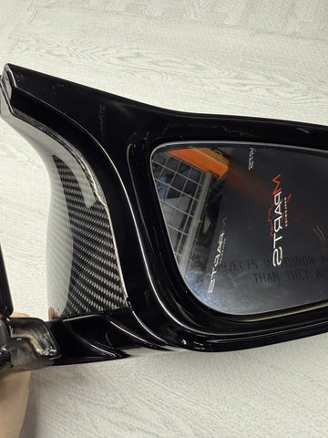 BMW 19-25 840 M850 M8 G14 G15 RIGHT MIRROR W/ BLIND SPOT CARBON FIBER *Crack