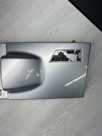 Rear Trunk Lid Lisence Plate Cover Trim Silver OEM BMW E36 Z3 M Roadster 1998-02