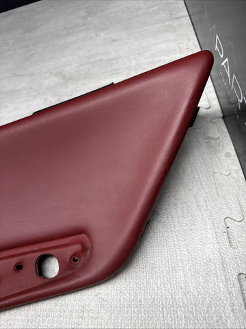 BMW 01-06 E46 M3 CONVERTIBLE RIGHT REAR QUARTER INTERIOR TRIM PANEL IMOLA RED