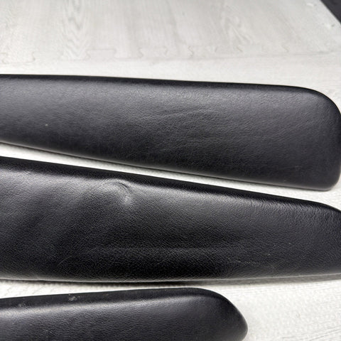 01-06 BMW E46 M3 Convertible Door Upper Arm Rest Armrest Pads Black *Notes*
