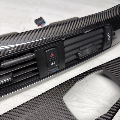 15-20 BMW F80 M3 F82 M4 Carbon Fiber Interior Dash Dashboard Trim Set OEM