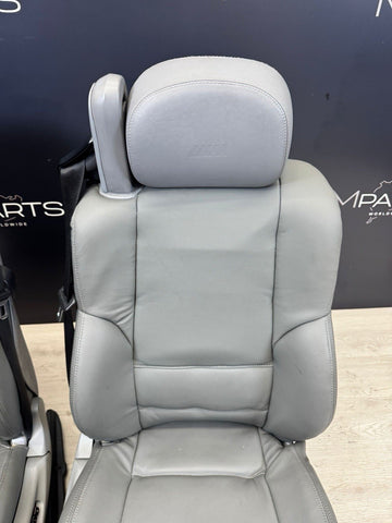 01-06 BMW E46 M3 Convertible Interior Front Heated Seats Grey Gray