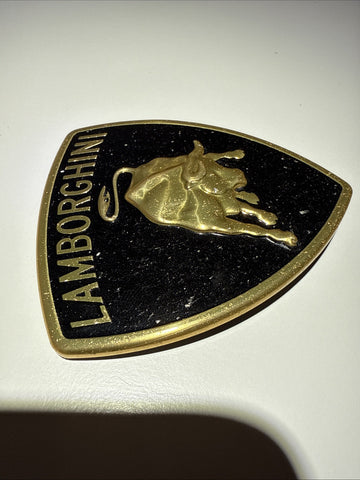 Genuine Lamborghini Aventador Huracan Urus Front Hood Emblem Used OEM 4T0853745