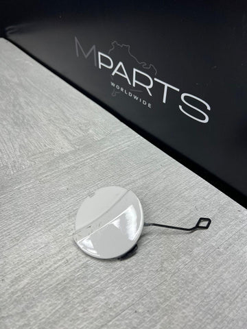 BMW 4 F82 F83 Rear Bumper Tow Eye Cover 2018 51128054280 OEM - White