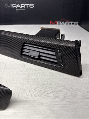 08-13 BMW E92 E93 M3 Interior Trim Set Carbon Leather Carbon Fiber Wrapped