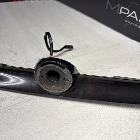 01-06 BMW E46 M3 Convertible Trunk Lid Grip Key Deck Handle Carbon Black *Notes*
