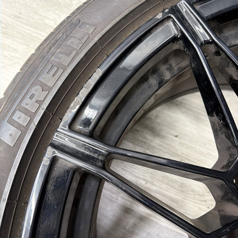 OEM BMW G82 G83 G80 M3 Rear Wheel Rim Style 826M R20x10.5" ET20 Black w/Tire