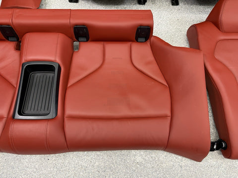 OEM 15-20 BMW F82 M4 LEATHER SEAT SEATS CUSHION INTERIOR SET SAKHIR ORANGE