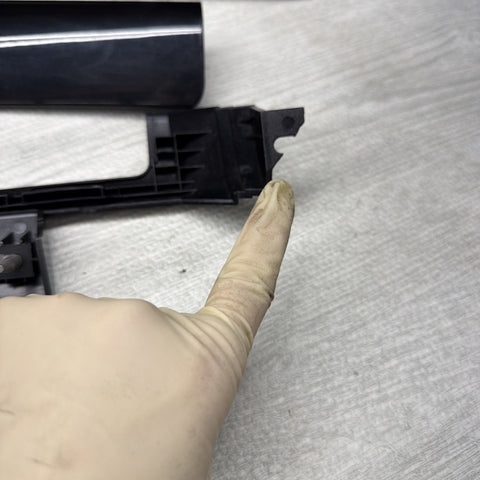 01-06 BMW E46 M3 Coupe Interior Armrests Trim Set Piano Black*Notes*