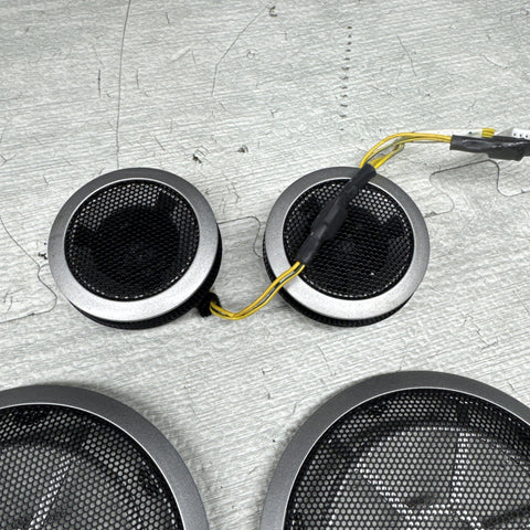 07-13 BMW E92 E93 3-Series 2dr Front Rear Door Individual Speaker Covers Trims