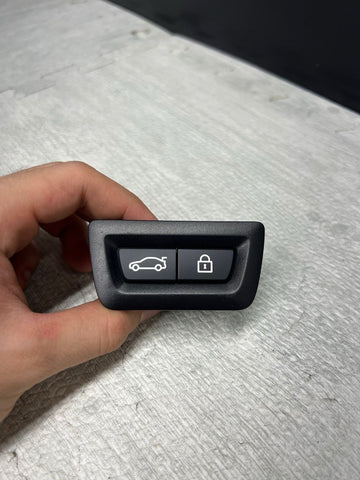 10-18 BMW 3 4 5 6 7 TRACTION OFF TRUNK HATCH LID RELEASE OPEN SWITCH OEM