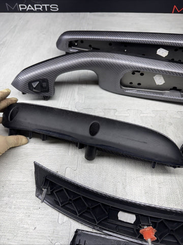 01-06 BMW E46 M3 Coupe Interior Armrests Trim Set Wrapped  *NOTES*