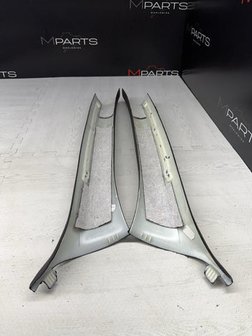 2001-2006 BMW E46 M3 Coupe Front A Pillars Trims Cover Black OEM