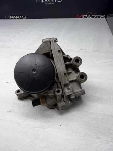 15-20 BMW F80 F82 F83 M4 M3 3.0 S55 Oil Filter Housing Cooler Pump Outlet OEM