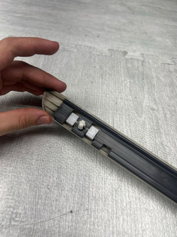 BMW 01-06 E46 M3 Rear Left Driver Quarter Panel Molding Trim Titanium Silver