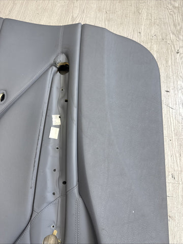 01-06 BMW E46 M3 PASSENGER RIGHT SIDE DOOR PANEL CARD DOVE GREY GRAY OEM