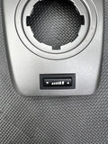 01-06 BMW E46 M3 Center Dome SMG Shift Plate Titan Shadow Grey Gray