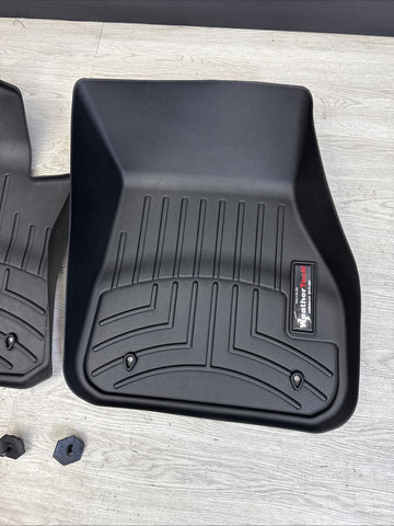 WeatherTech FloorLiner Front Floor Mats 2020-2021 BMW 2 Series 228i Black