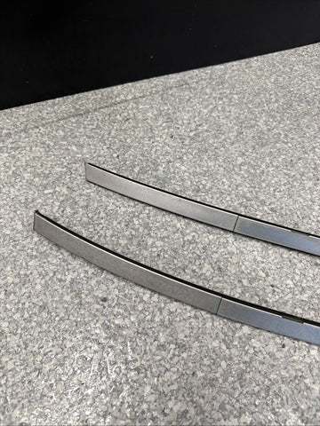BMW E46 325 330 M3 Roof Rails Moldings Trims Pair Coupe OEM