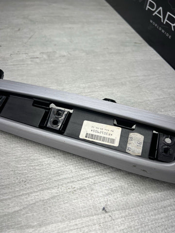 BMW 01-06 E46 M3 Coupe Left Driver Rear Armrest Brushed Aluminum OEM