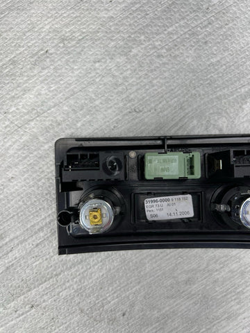 06-10 BMW E60 M5 Rear Seat Heating Aux Control Panel 31996-0000 9118152 OEM
