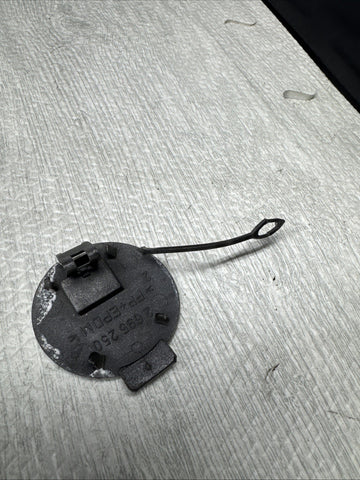 BMW E46 M3 Front Bumper Tow Hook Eye Cover 2695250 OEM Titan Silver