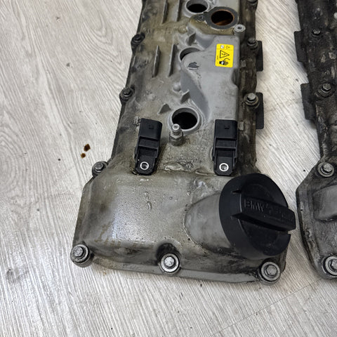2008-2013 BMW E90 E92 E93 M3 S65 V8 Valve Covers Pair LH RH 7838268 7838267