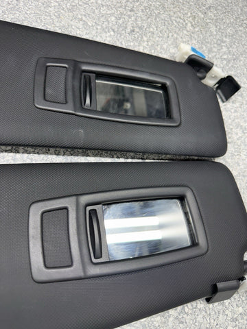 BMW 15-20 F80 F82 M3 M4 Front Sun Shade Visor Visors Set Black OEM