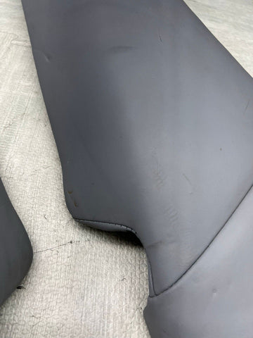 BMW E46 01-05 325ci 330ci M3 Coupe Rear Side Seat Bolsters Grey Gray