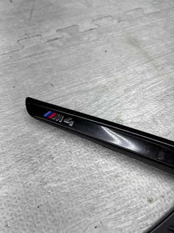 BMW OEM F82 F83 M4 15-20 Right Gloss Black Side Vent M Performance Grille