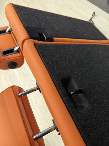 21-26 BMW G80 M3 Sedan Rear Seat Left Backrest Kyalami Orange Leather OEM