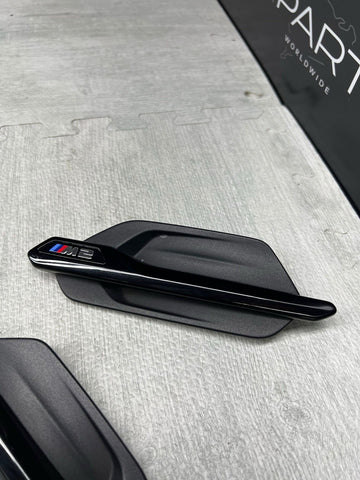 Genuine BMW F87 M2 Gloss Black Side Fender Grilles